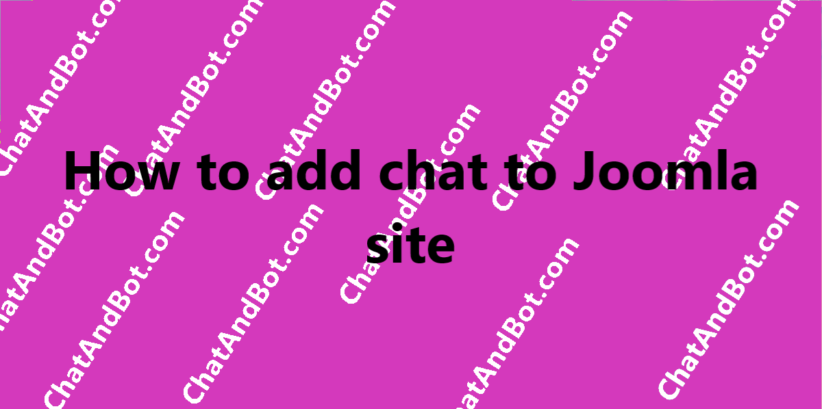 How to Add Chat to a Joomla Site